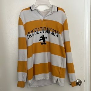 Bershka Mickey Mouse Long Sleeve Top in Size M (loose fit)